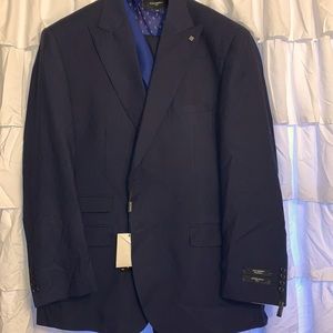 NWT Men’s 52 Navy Regular Suit and vest